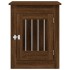 Jaula para perros madera de ingeniería roble marrón 55x80x68