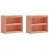 Muebles de cocina exterior 2 pzas madera maciza abeto