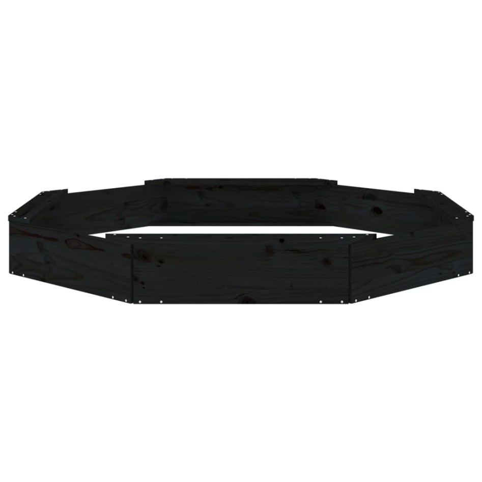 Arenero con asientos octógono madera maciza de pino