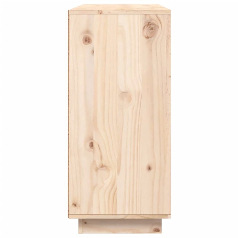Aparador de madera maciza de pino 110x34x75