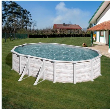 Piscina ovalada, modelo Groenlandia 500x300x132