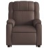 Sillón reclinable de masaje de pie de cuero sintético