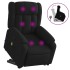 Sillón reclinable de masaje elevable tela