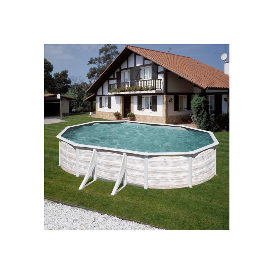Piscina ovalada  Finlandia 500x300x120