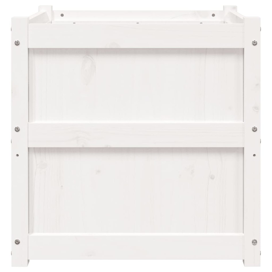 Jardineras de exterior 2 unidades madera maciza de pino