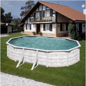Piscina ovalada Finlandia 610x375x120