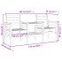 Banco jardín con mesa 2 plazas madera maciza pino marrón
