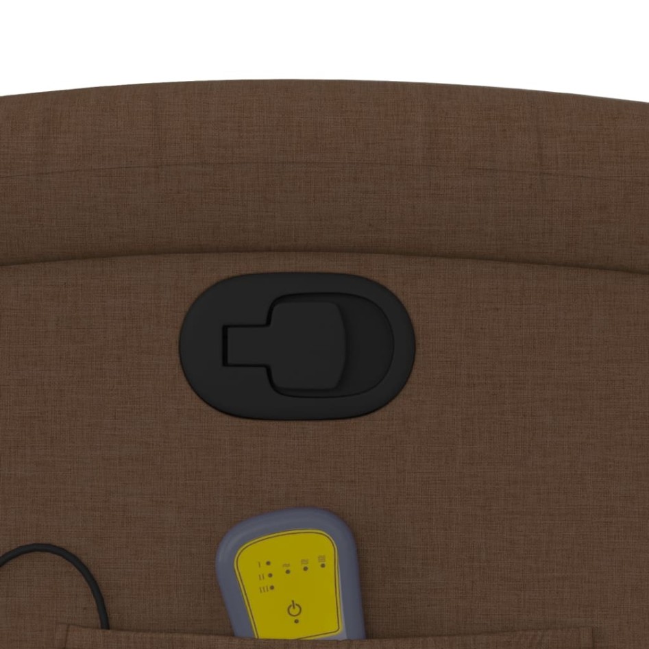 Silla de masaje reclinable de pie de tela