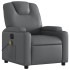 Sillón de masaje reclinable eléctrico cuero sintético
