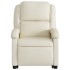 Sillón reclinable elevable cuero artificial color
