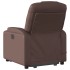 Sillón de masaje elevable eléctrico cuero sintético