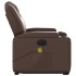 Sillón de masaje elevable eléctrico cuero sintético