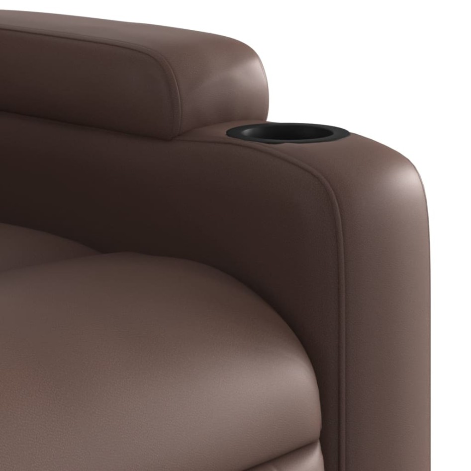 Sillón de masaje elevable eléctrico cuero sintético