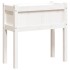 Jardineras exterior con patas 2 uds madera maciza pino