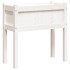 Jardineras exterior con patas 2 uds madera maciza pino