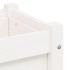 Jardineras exterior con patas 2 uds madera maciza pino
