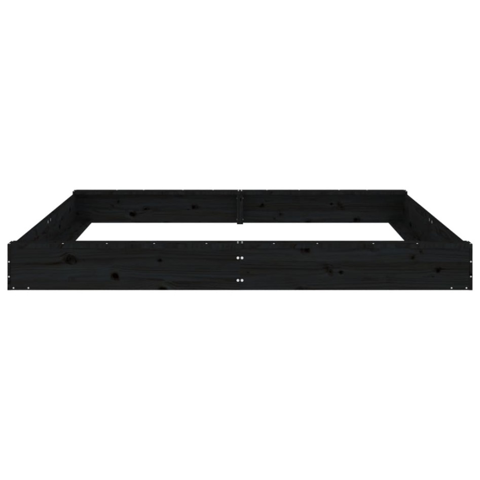 Arenero con asientos cuadrado madera maciza de pino