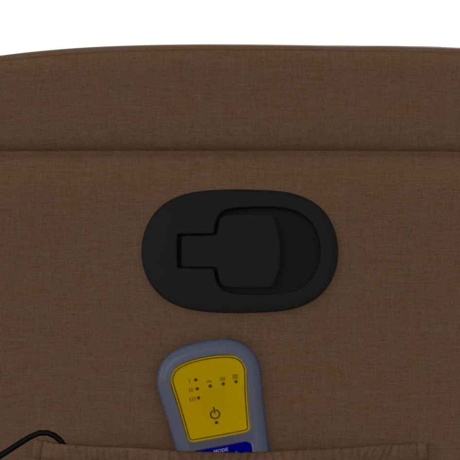 Silla de masaje reclinable de pie de tela