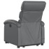 Sillón de masaje elevable eléctrico cuero sintético