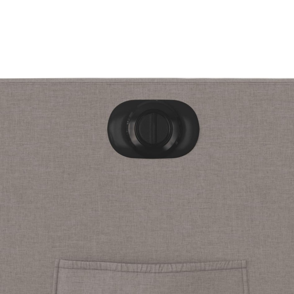 Sillón reclinable eléctrico tela gris