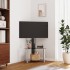 Mueble TV esquina 2 niveles para 32-70 pulgadas negro