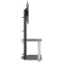 Mueble TV esquina 2 niveles para 32-70 pulgadas negro