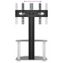 Mueble TV esquina 2 niveles para 32-70 pulgadas negro