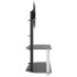Mueble TV esquina 2 niveles para 32-70 pulgadas negro