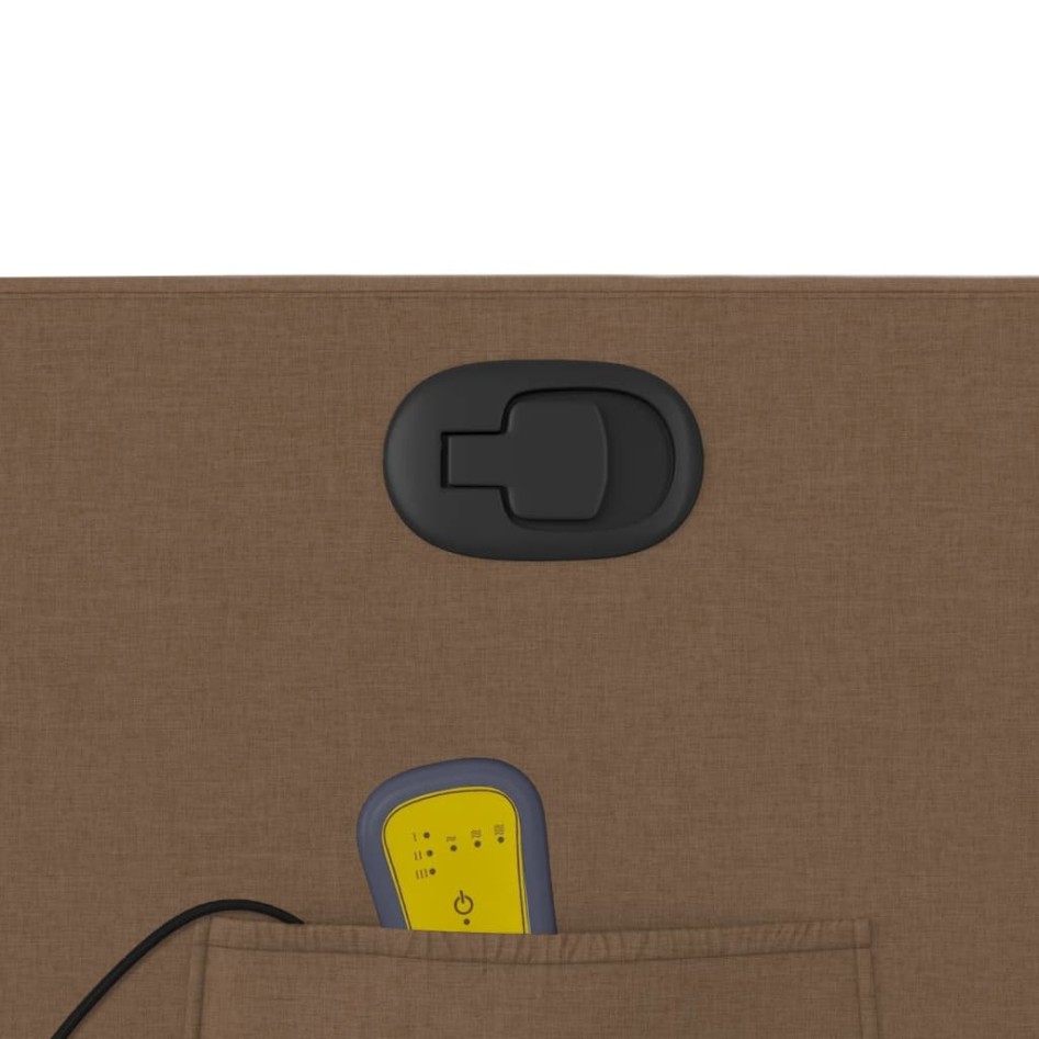 Silla de masaje reclinable de pie de tela