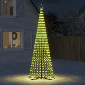 Árbol de Navidad cono de luz 688 LEDs blanco cálido 300