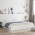 Estructura cama con cajones madera ingeniería blanca 200x200