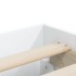 Estructura cama con cajones madera ingeniería blanca 200x200