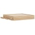 Cama con cajones madera ingeniería roble Sonoma 200x200