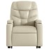 Sillón reclinable elevable cuero artificial color