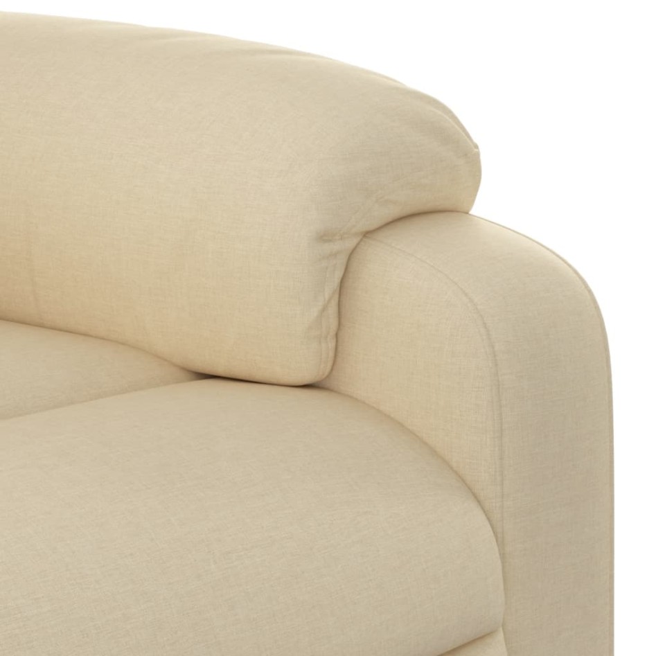 Silla de masaje reclinable de pie de tela color