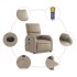 Sillón reclinable de masaje eléctrico cuero sintético
