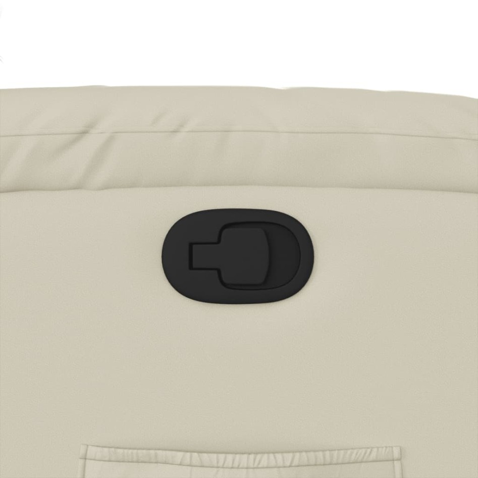 Sillón reclinable elevable cuero artificial color