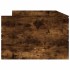 Estructura de cama con cajones roble ahumado 100x200