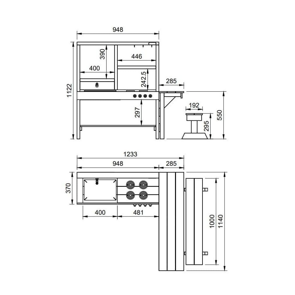 Cocinita infantil Masgames Spicy Delicious