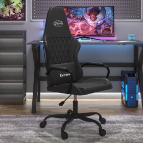 Silla gaming con masaje cuero sintético
