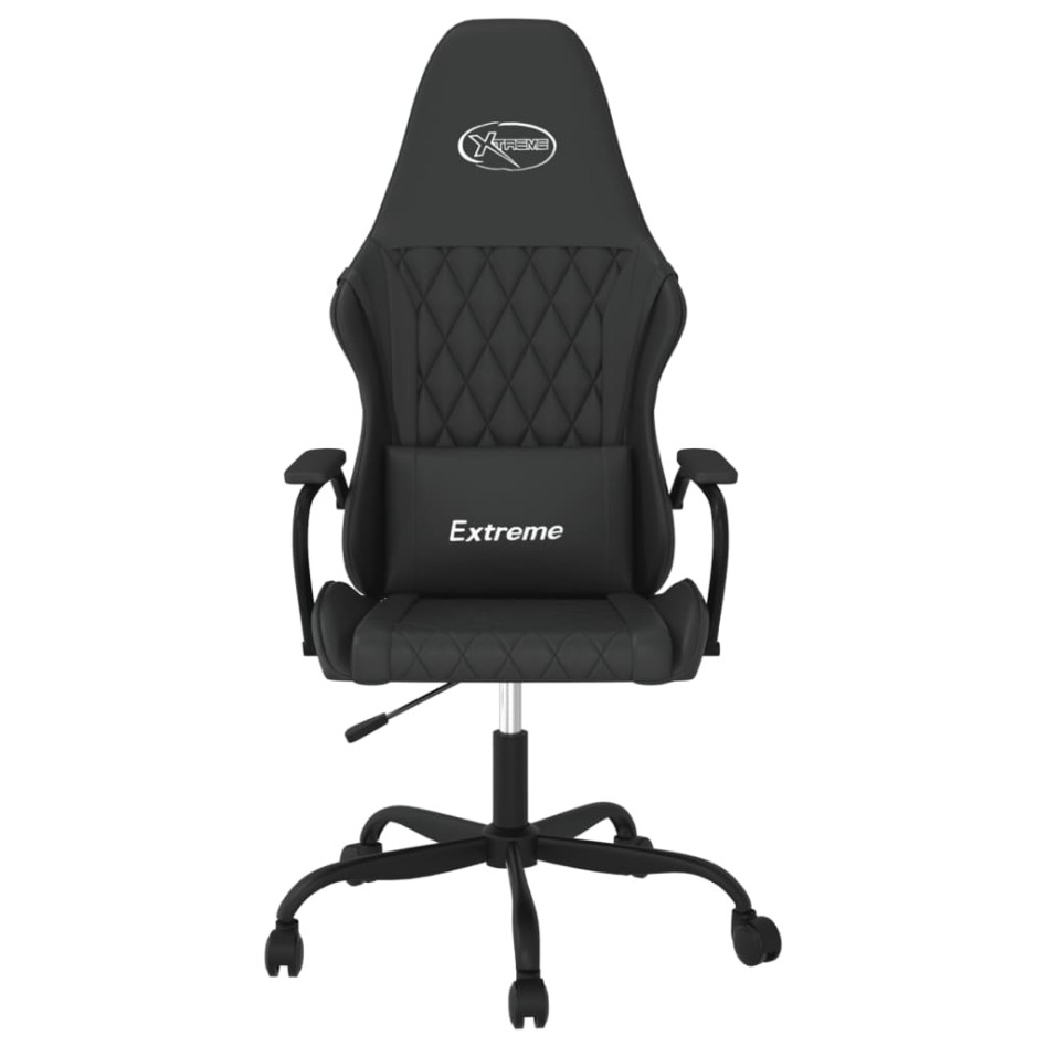 Silla gaming con masaje cuero sintético
