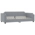 Sofá cama con colchón tela gris claro 90x200