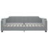 Sofá cama con colchón tela gris claro 90x200