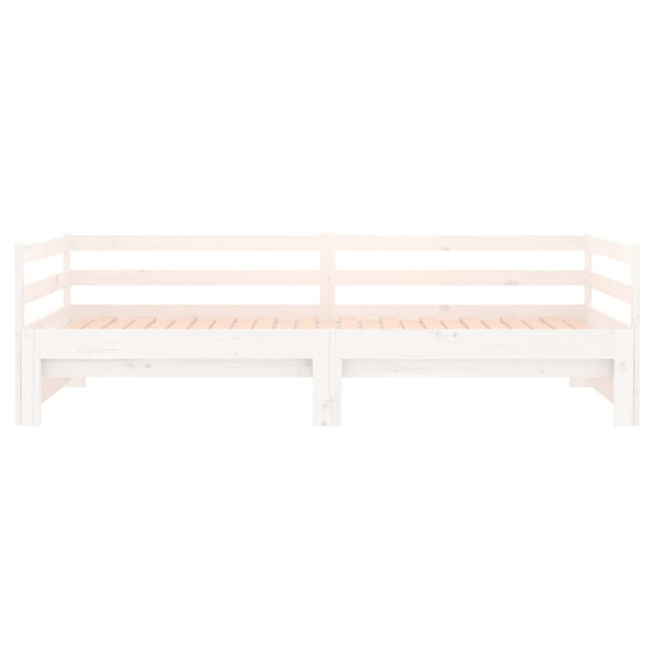 Sofá cama nido madera maciza de pino blanco 80x200