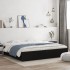 Estructura cama con cajones madera ingeniería negra 180x200