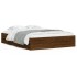 Cama con cajones madera de ingeniería marrón roble 150x200