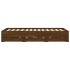 Cama con cajones madera de ingeniería marrón roble 140x200