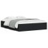 Cama con cajones madera de ingeniería negro 140x190