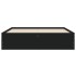 Cama con cajones madera de ingeniería negro 135x190