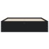 Cama con cajones madera de ingeniería negro 120x190